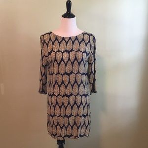 Unique Navy 3/4 sleeve dress from Paris